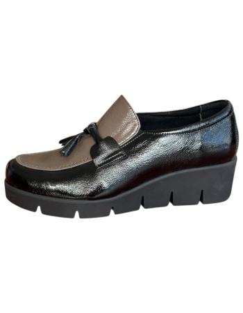  Δερμάτινο Γυναικείo Μοκασίνι - N8