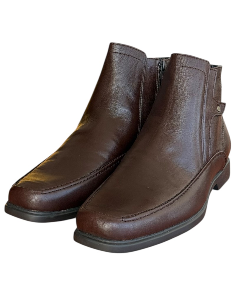  Δερμάτινο Ανδρικό Μποτάκι - N871