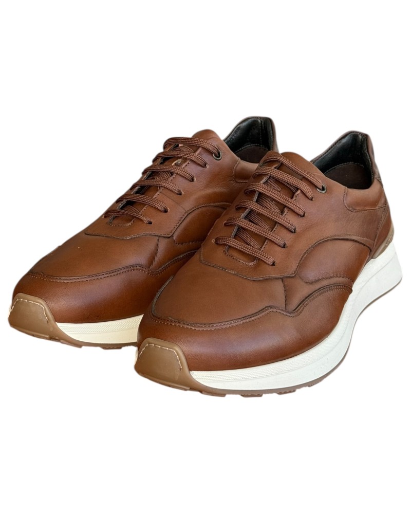  Δερμάτινο Ανδρικό Sneaker - N872