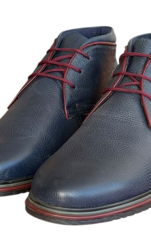  Δερμάτινο Ανδρικό Μποτάκι - N873