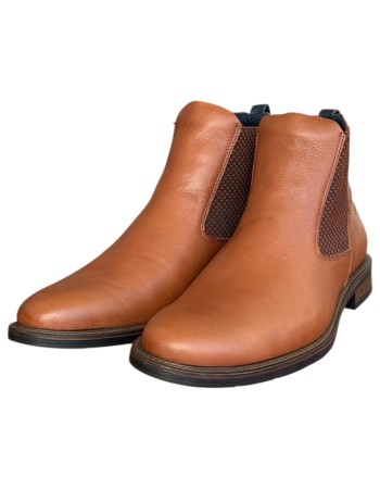  Δερμάτινο Ανδρικό Μποτάκι - N874