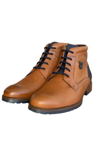  Δερμάτινο Ανδρικό Μποτάκι - N875