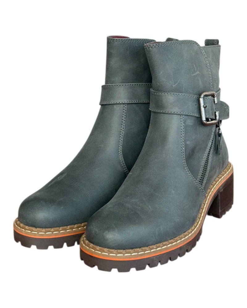 Δερμάτινο Γυναικείo Μποτάκι - N877