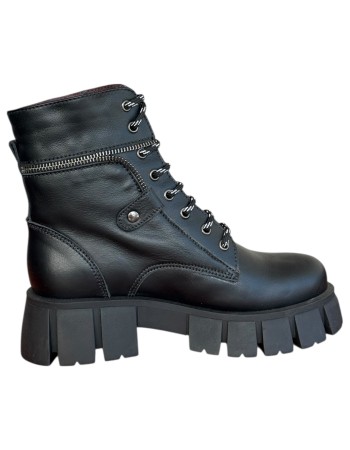 Δερμάτινο Γυναικείo Μποτάκι - N878