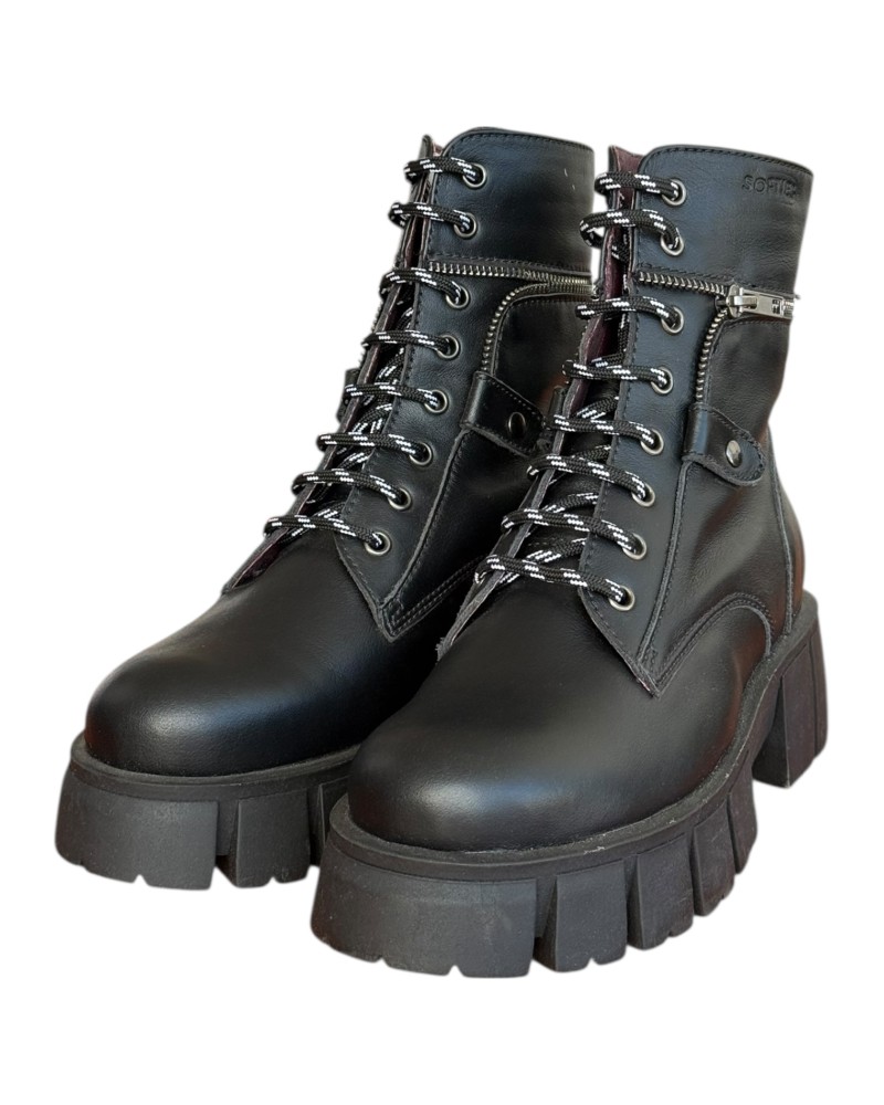 Δερμάτινο Γυναικείo Μποτάκι - N878