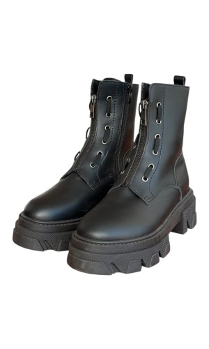 Δερμάτινο Γυναικείo Μποτάκι - N879