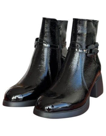 Δερμάτινο Γυναικείo Μποτάκι - N882