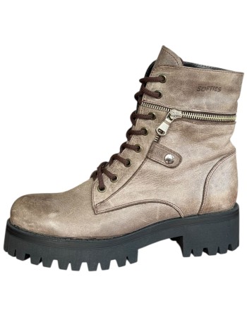 Δερμάτινο Γυναικείo Μποτάκι - N885