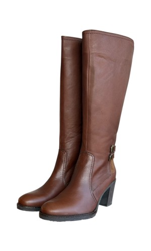 Δερμάτινη Γυναικεία Mπότα - N914