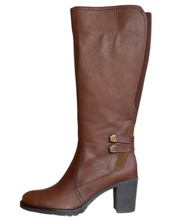 Δερμάτινη Γυναικεία Mπότα - N914