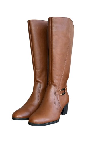 Δερμάτινη Γυναικεία Mπότα - N918