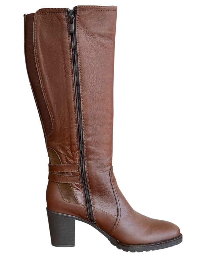 Δερμάτινη Γυναικεία Mπότα - N923