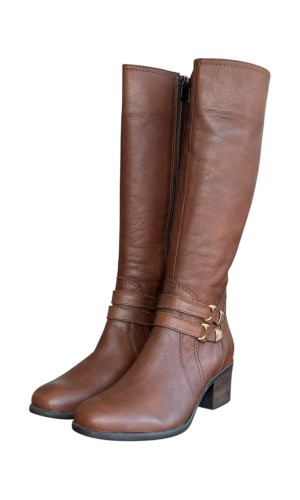 Δερμάτινη Γυναικεία Mπότα - N926