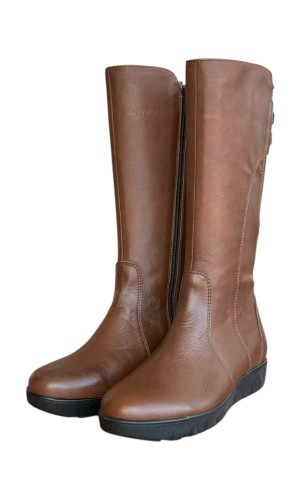 Δερμάτινη Γυναικεία Mπότα - N928