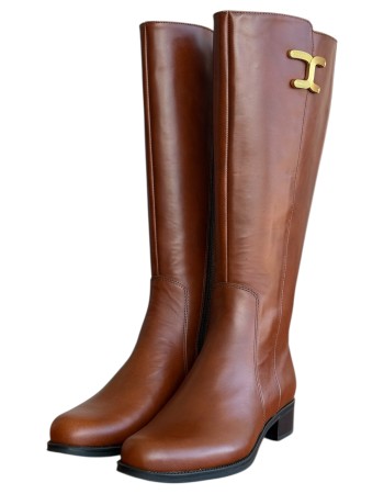 Δερμάτινη Γυναικεία Mπότα - N932