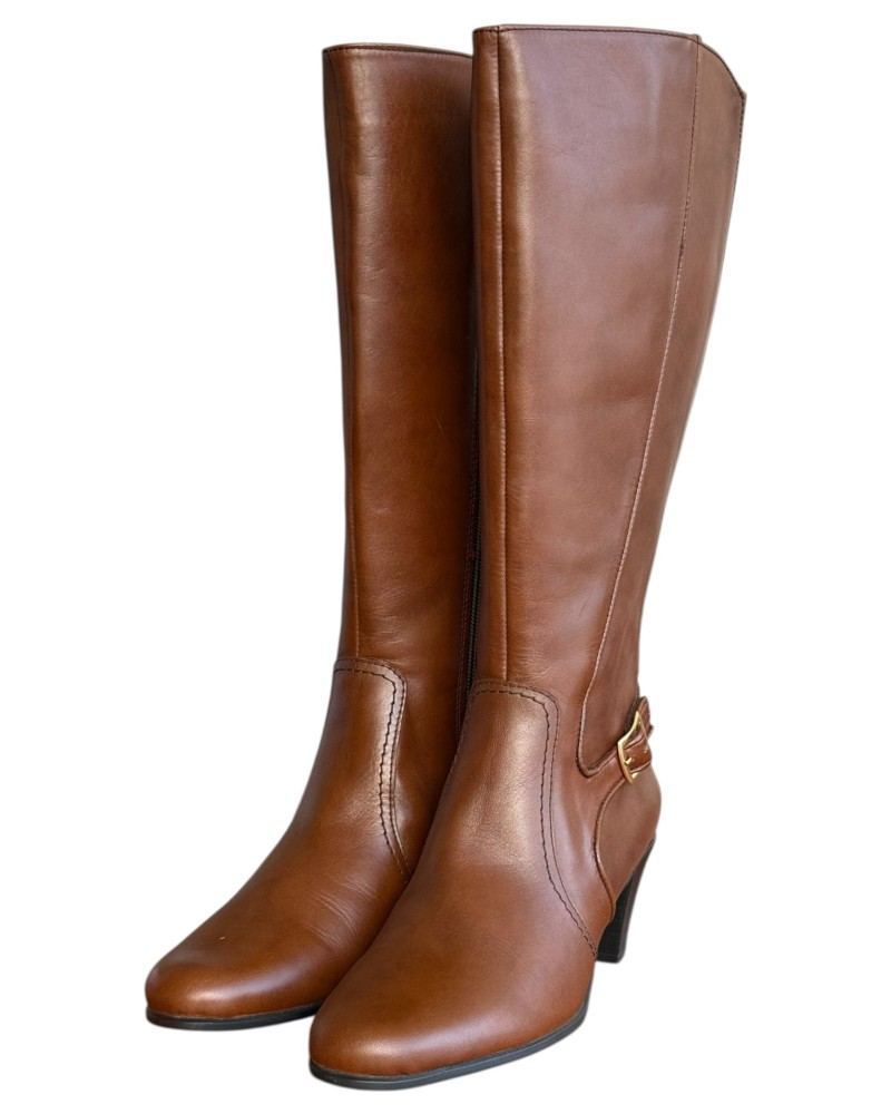 Δερμάτινη Γυναικεία Mπότα - N945