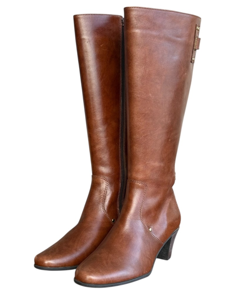 Δερμάτινη Γυναικεία Mπότα - N947