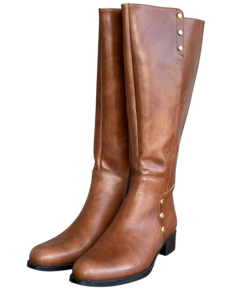 Δερμάτινη Γυναικεία Mπότα - N952