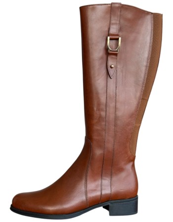 Δερμάτινη Γυναικεία Mπότα - N954