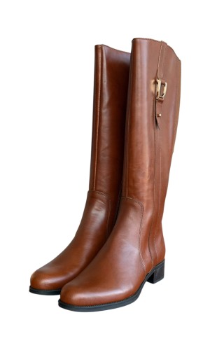 Δερμάτινη Γυναικεία Mπότα - N954