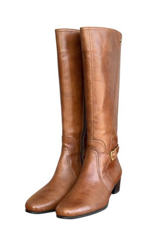 Δερμάτινη Γυναικεία Mπότα - N955