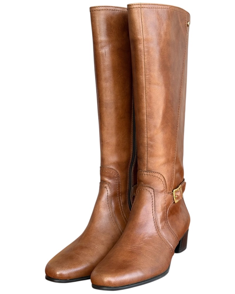 Δερμάτινη Γυναικεία Mπότα - N955