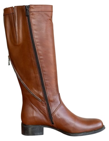 Δερμάτινη Γυναικεία Mπότα - N956