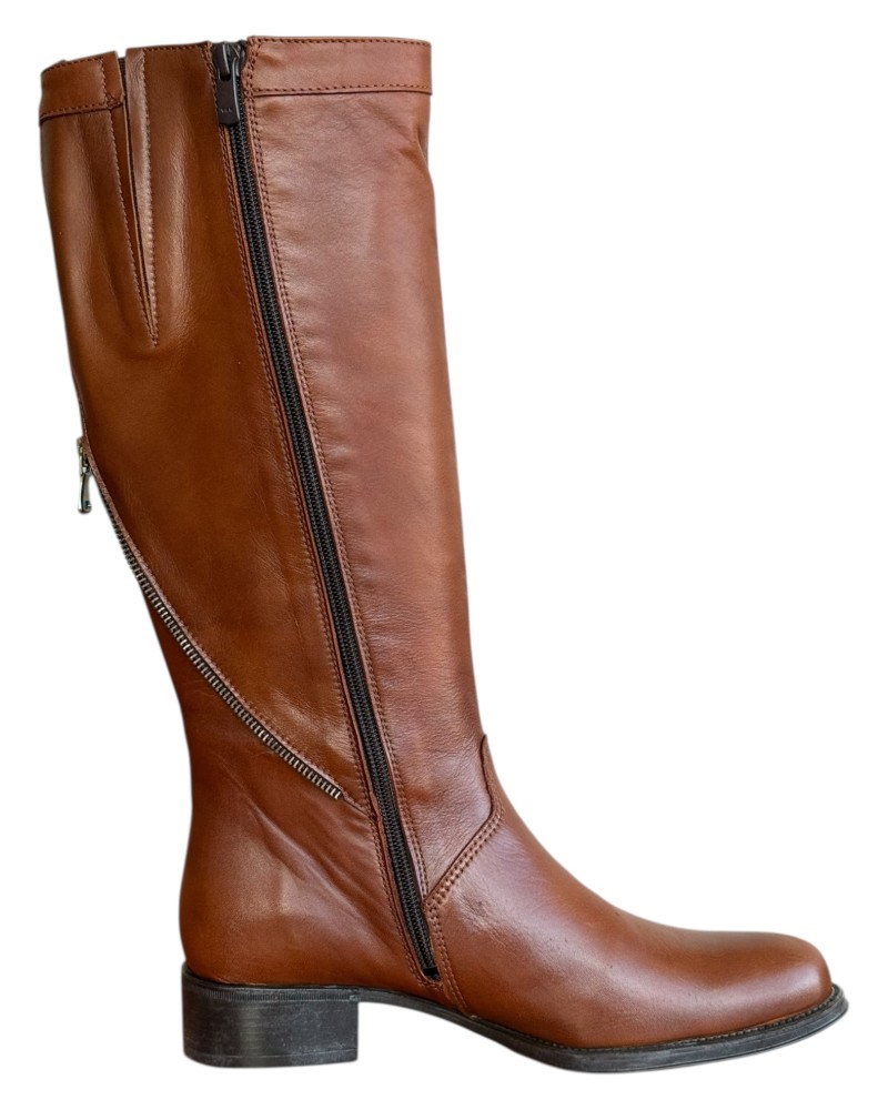 Δερμάτινη Γυναικεία Mπότα - N956