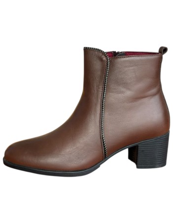 Δερμάτινο Γυναικείo Μποτάκι - N96