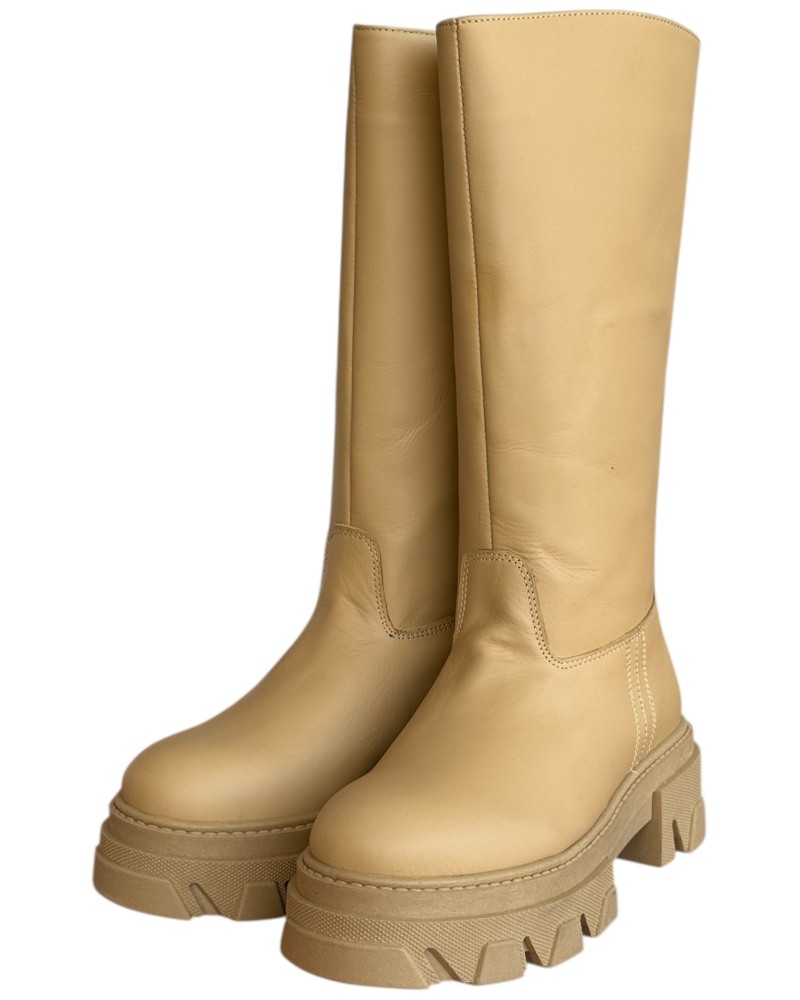 Δερμάτινη Γυναικεία Mπότα - N965