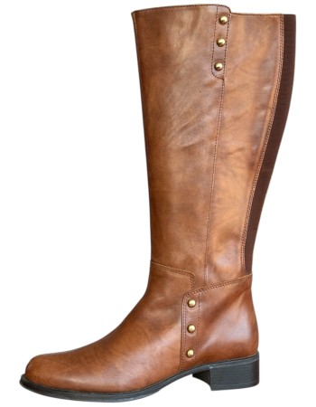 Δερμάτινη Γυναικεία Mπότα - N968