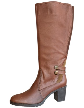 Δερμάτινη Γυναικεία Mπότα - N969