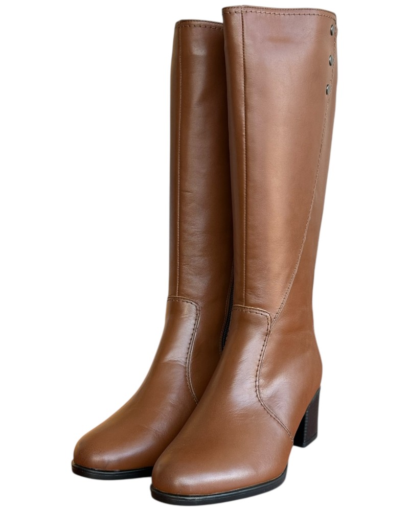 Δερμάτινη Γυναικεία Mπότα - N974