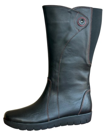 Δερμάτινη Γυναικεία Mπότα - N982