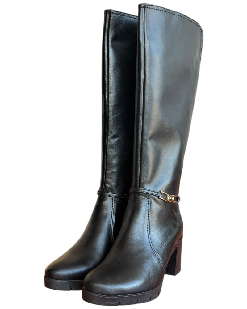 Δερμάτινη Γυναικεία Mπότα - N983