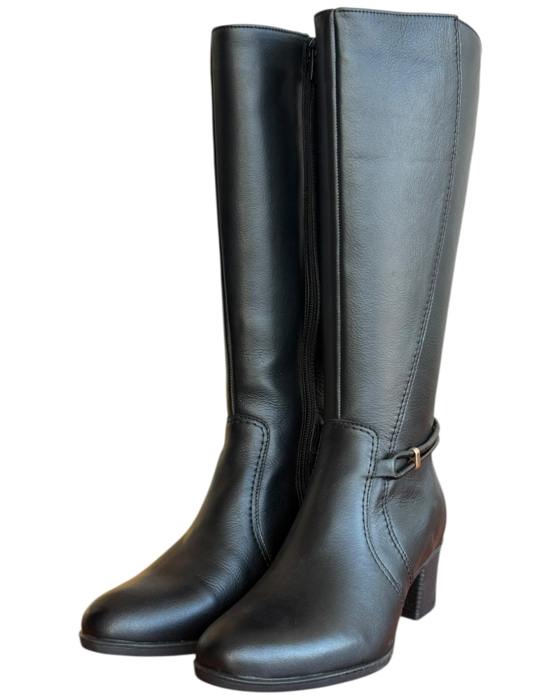 Δερμάτινη Γυναικεία Mπότα - N985