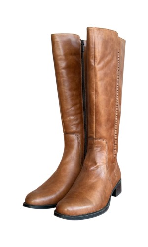 Δερμάτινη Γυναικεία Mπότα - N986