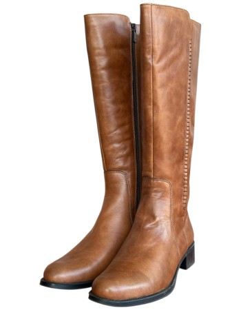 Δερμάτινη Γυναικεία Mπότα - N986