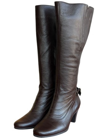 Δερμάτινη Γυναικεία Mπότα - N999