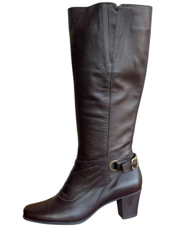 Δερμάτινη Γυναικεία Mπότα - N999