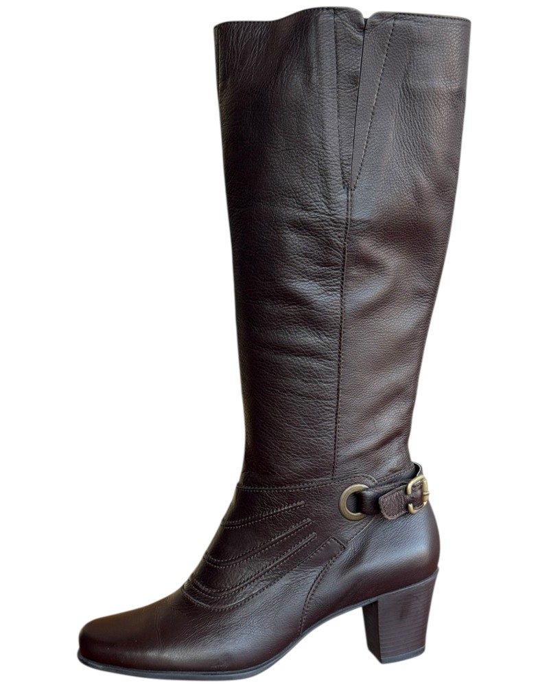 Δερμάτινη Γυναικεία Mπότα - N999