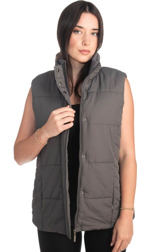 Γυναικείο Επώνυμο Μπουφάν Γιλέκο - S11