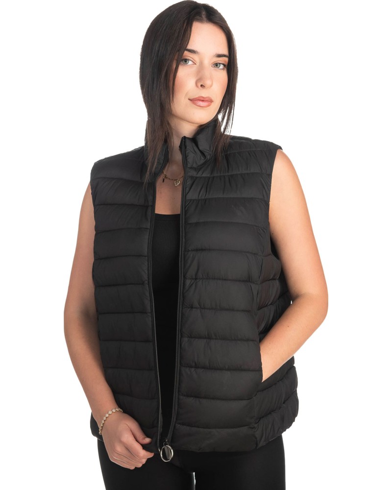 Γυναικείο Επώνυμο Μπουφάν Γιλέκο - S44