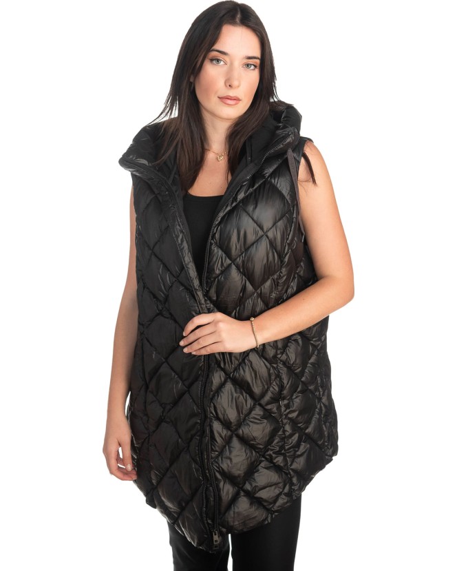 Γυναικείο Επώνυμο Μπουφάν Γιλέκο - S112