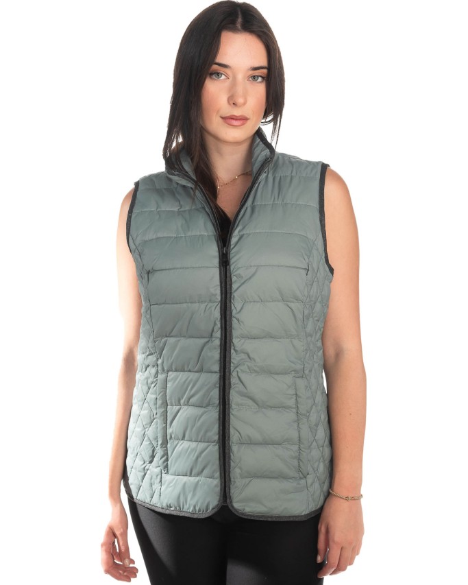 Γυναικείο Επώνυμο Μπουφάν Γιλέκο - S142