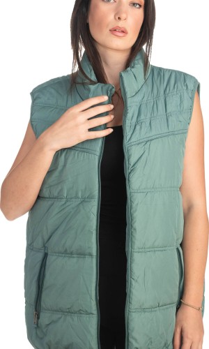 Γυναικείο Επώνυμο Μπουφάν Γιλέκο - S213