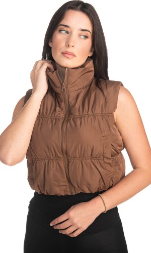 Γυναικείο Επώνυμο Μπουφάν Γιλέκο - S268