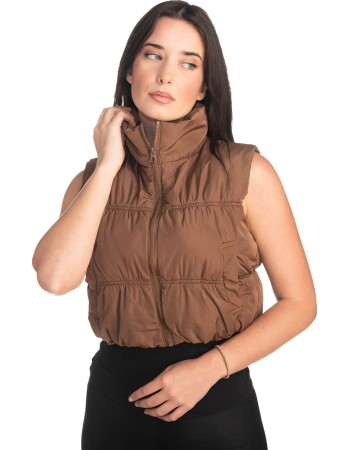 Γυναικείο Επώνυμο Μπουφάν Γιλέκο - S268