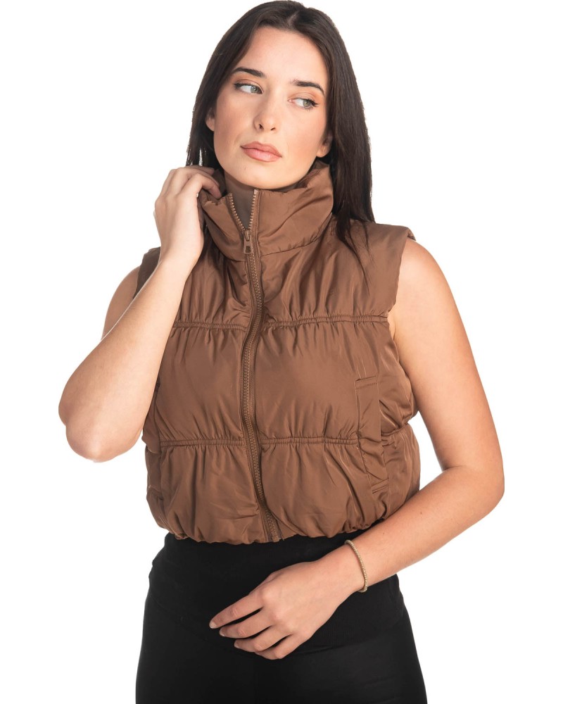 Γυναικείο Επώνυμο Μπουφάν Γιλέκο - S268