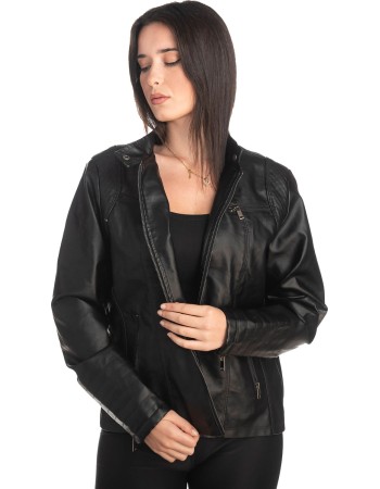 Δερμάτινο γυναικείο μπουφάν - S270